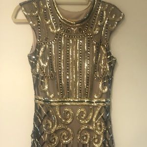 Sequined Flapper Dress